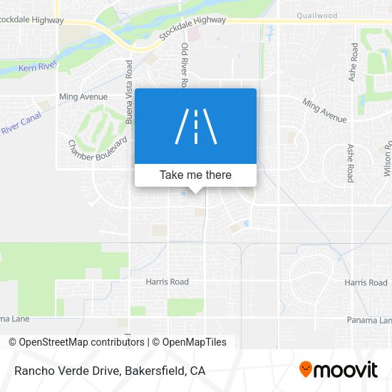 Rancho Verde Drive map