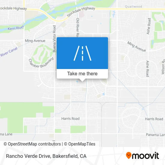Rancho Verde Drive map