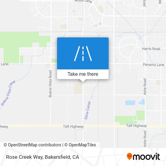Mapa de Rose Creek Way