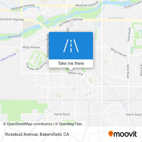 Rosebud Avenue map