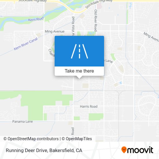 Mapa de Running Deer Drive