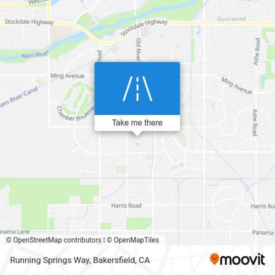 Mapa de Running Springs Way