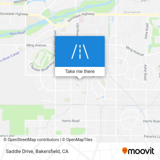 Saddle Drive map