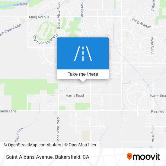 Mapa de Saint Albans Avenue