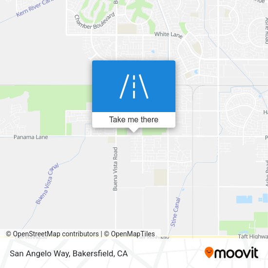 San Angelo Way map