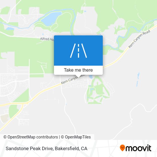 Sandstone Peak Drive map
