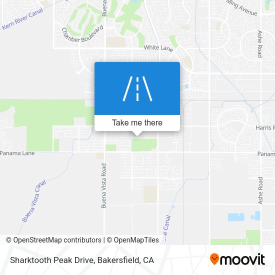 Mapa de Sharktooth Peak Drive