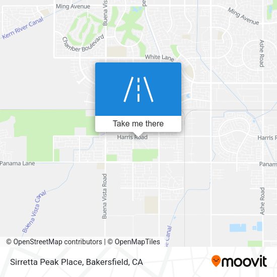 Mapa de Sirretta Peak Place