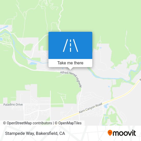 Stampede Way map