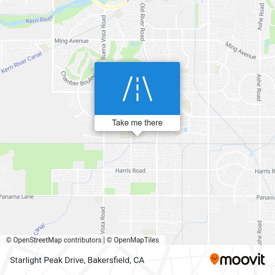 Mapa de Starlight Peak Drive