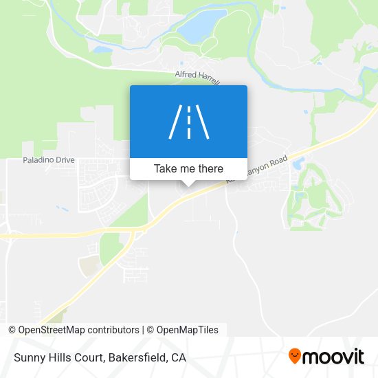Sunny Hills Court map