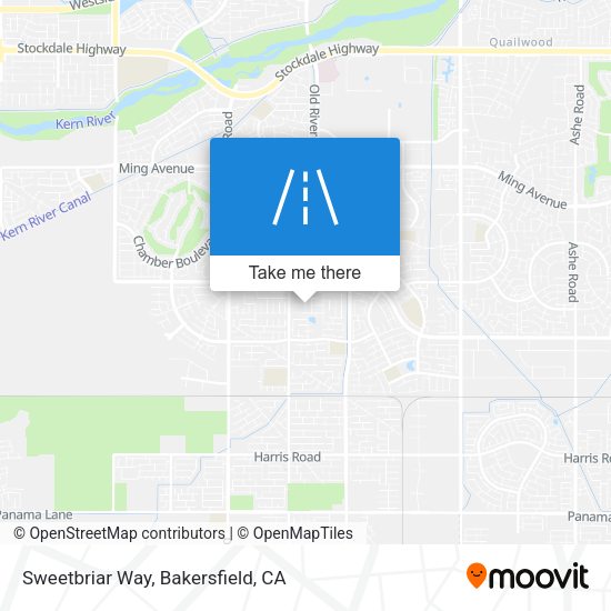 Sweetbriar Way map