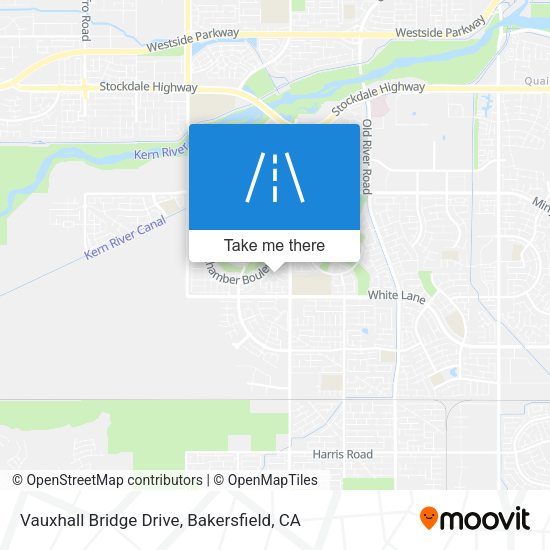Vauxhall Bridge Drive map