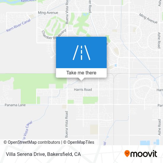 Villa Serena Drive map