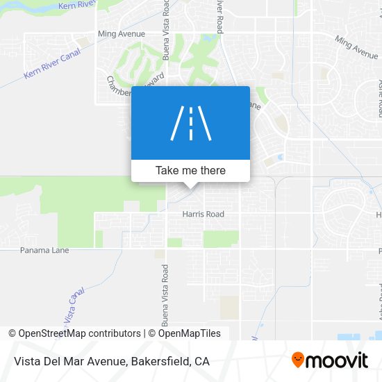 Mapa de Vista Del Mar Avenue