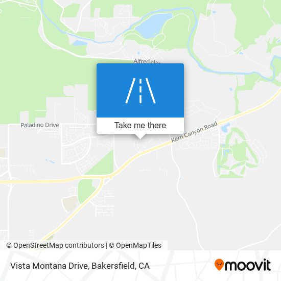 Vista Montana Drive map