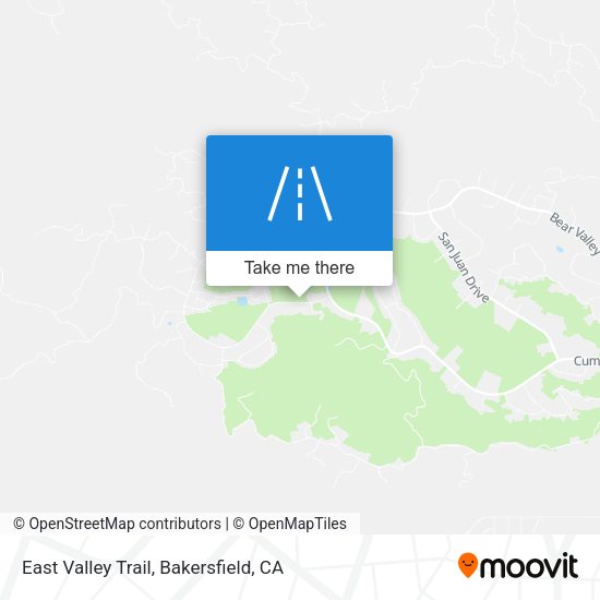 East Valley Trail map