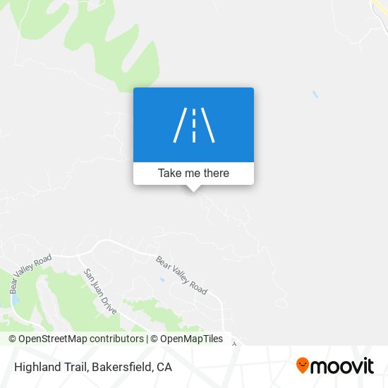 Highland Trail map