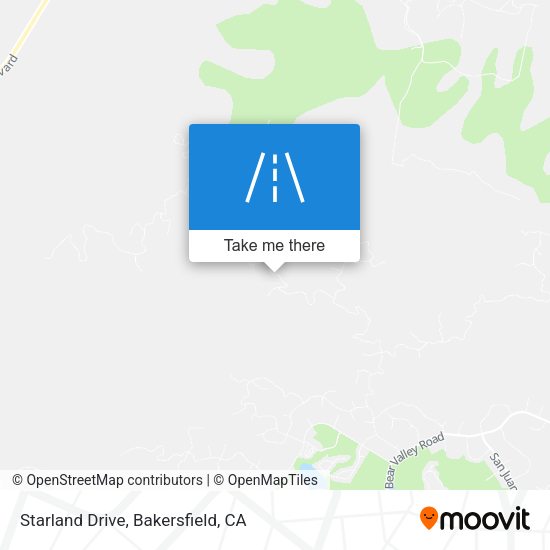 Starland Drive map