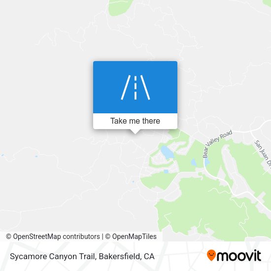 Mapa de Sycamore Canyon Trail