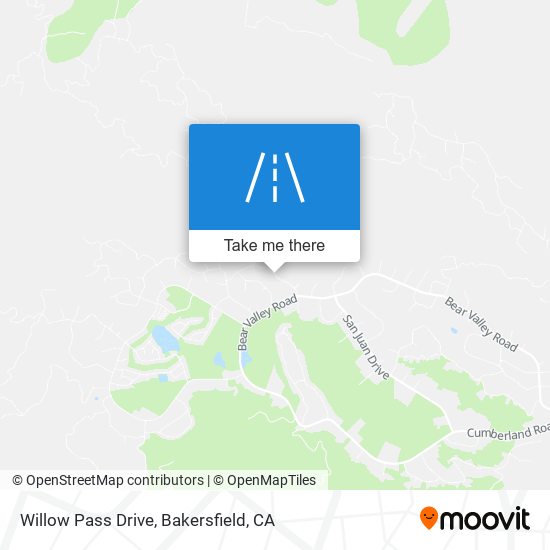 Willow Pass Drive map