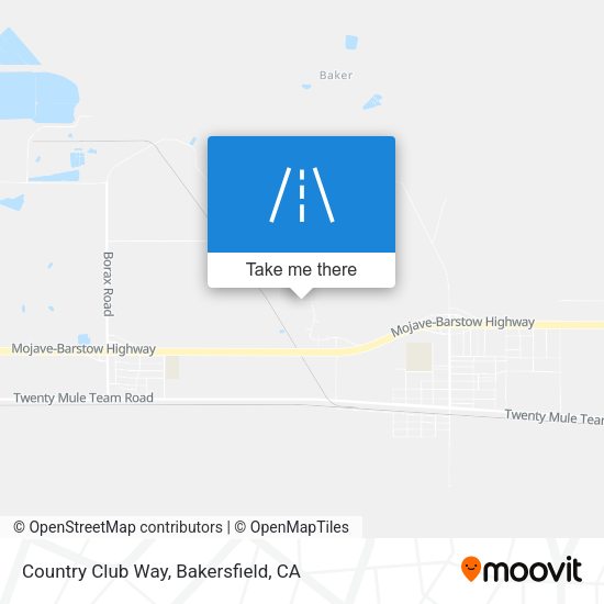 Mapa de Country Club Way