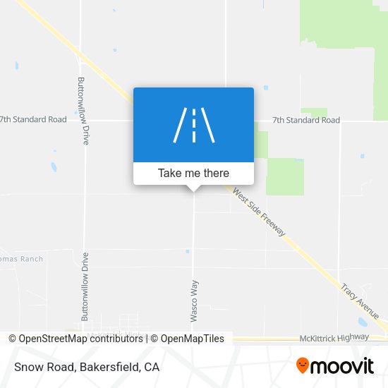 Mapa de Snow Road