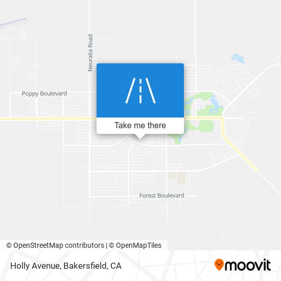 Holly Avenue map