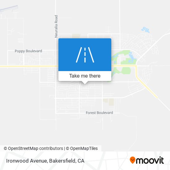 Ironwood Avenue map