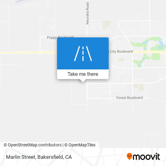 Marlin Street map