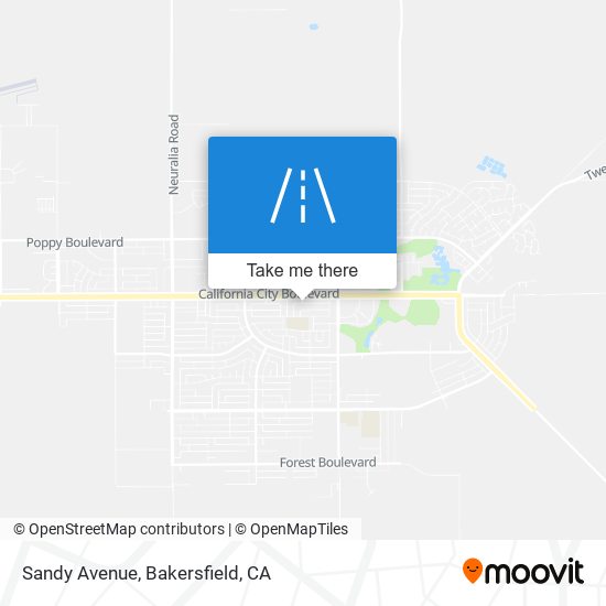 Sandy Avenue map