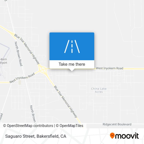 Saguaro Street map