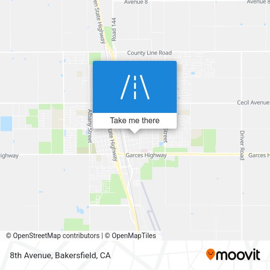 8th Avenue map