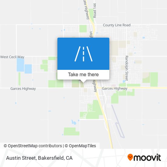 Austin Street map