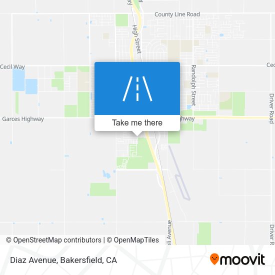 Mapa de Diaz Avenue
