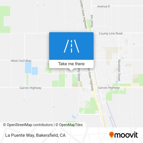 La Puente Way map