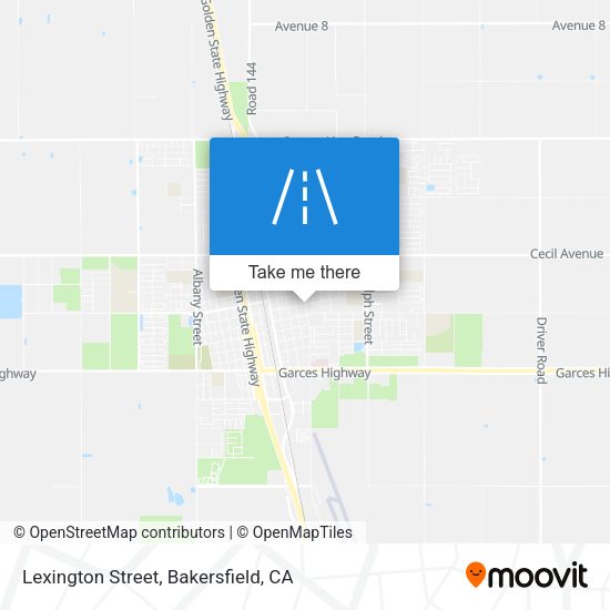 Lexington Street map