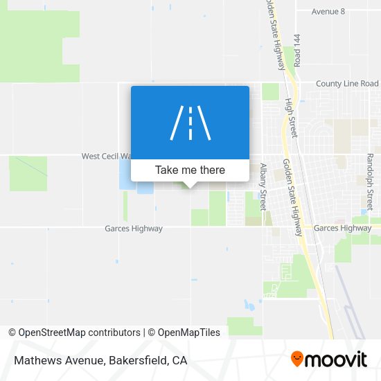 Mathews Avenue map