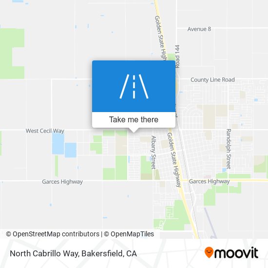 North Cabrillo Way map