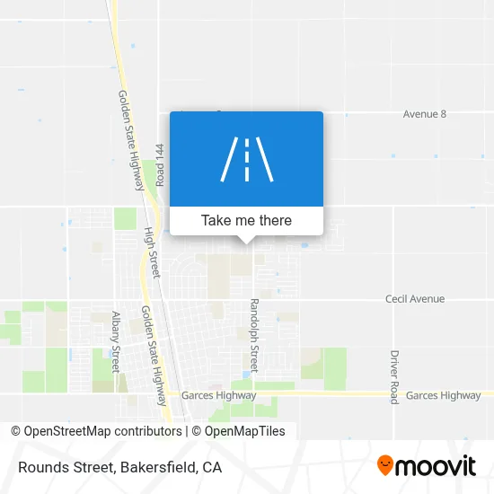 Rounds Street map