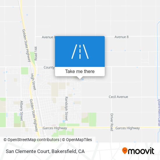 San Clemente Court map