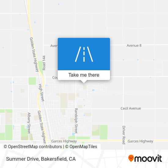 Summer Drive map