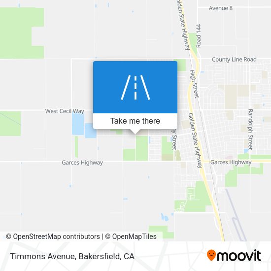 Mapa de Timmons Avenue