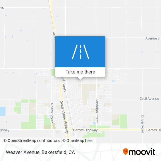 Mapa de Weaver Avenue