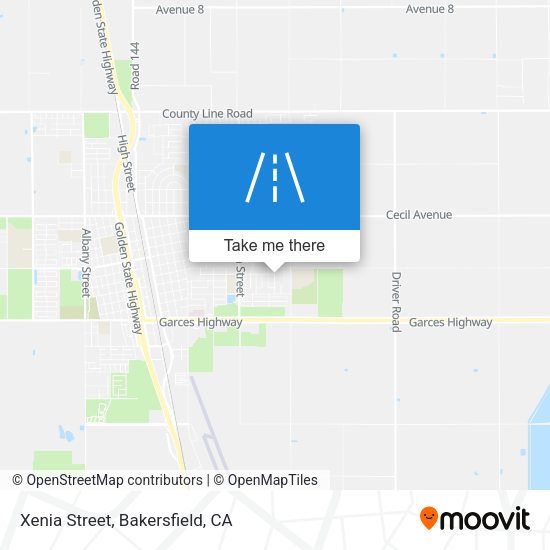 Mapa de Xenia Street