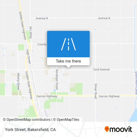 Mapa de York Street