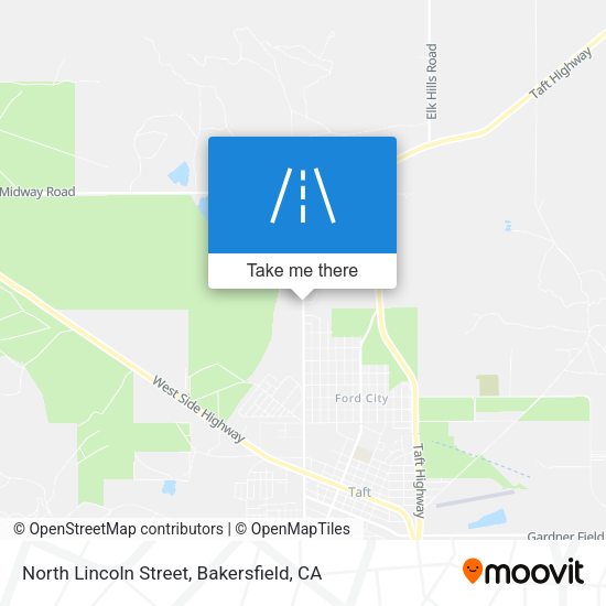 North Lincoln Street map