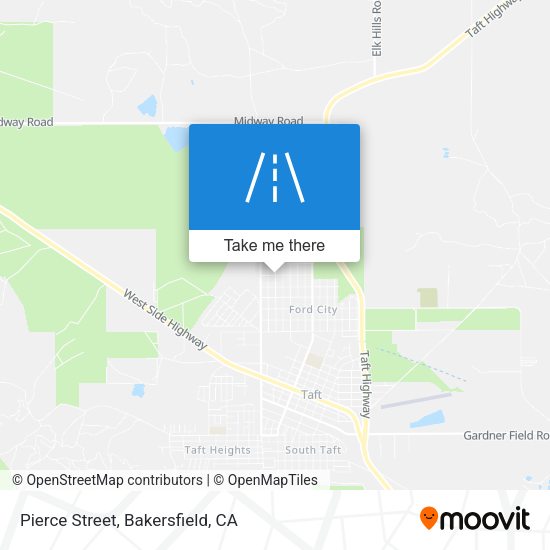 Pierce Street map