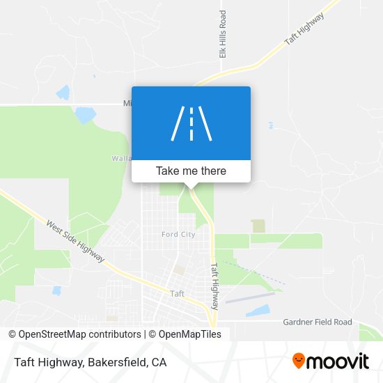 Taft Highway map