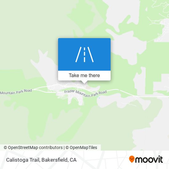 Calistoga Trail map